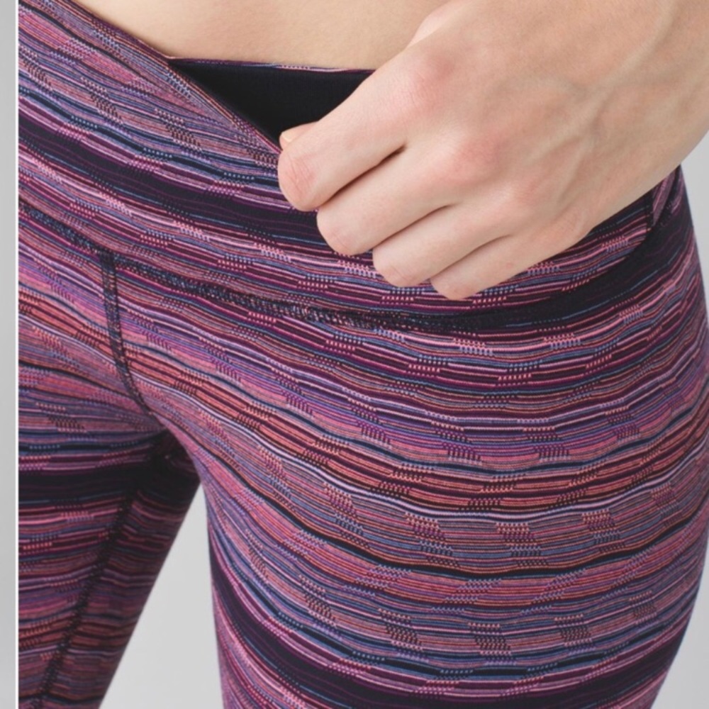 Lululemon Wunder Under Crop III Space Dye